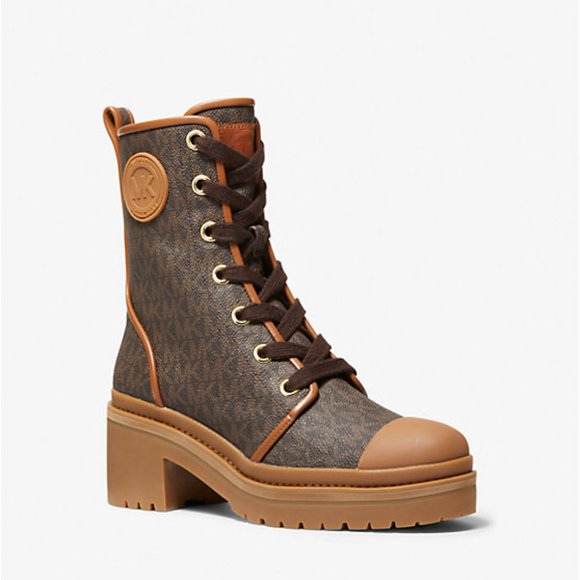 MICHAEL KORS COREY Mini MK Logo Lux Boots